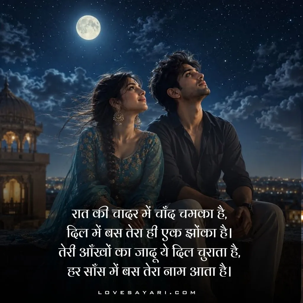 Good Night Shayari in Hindi