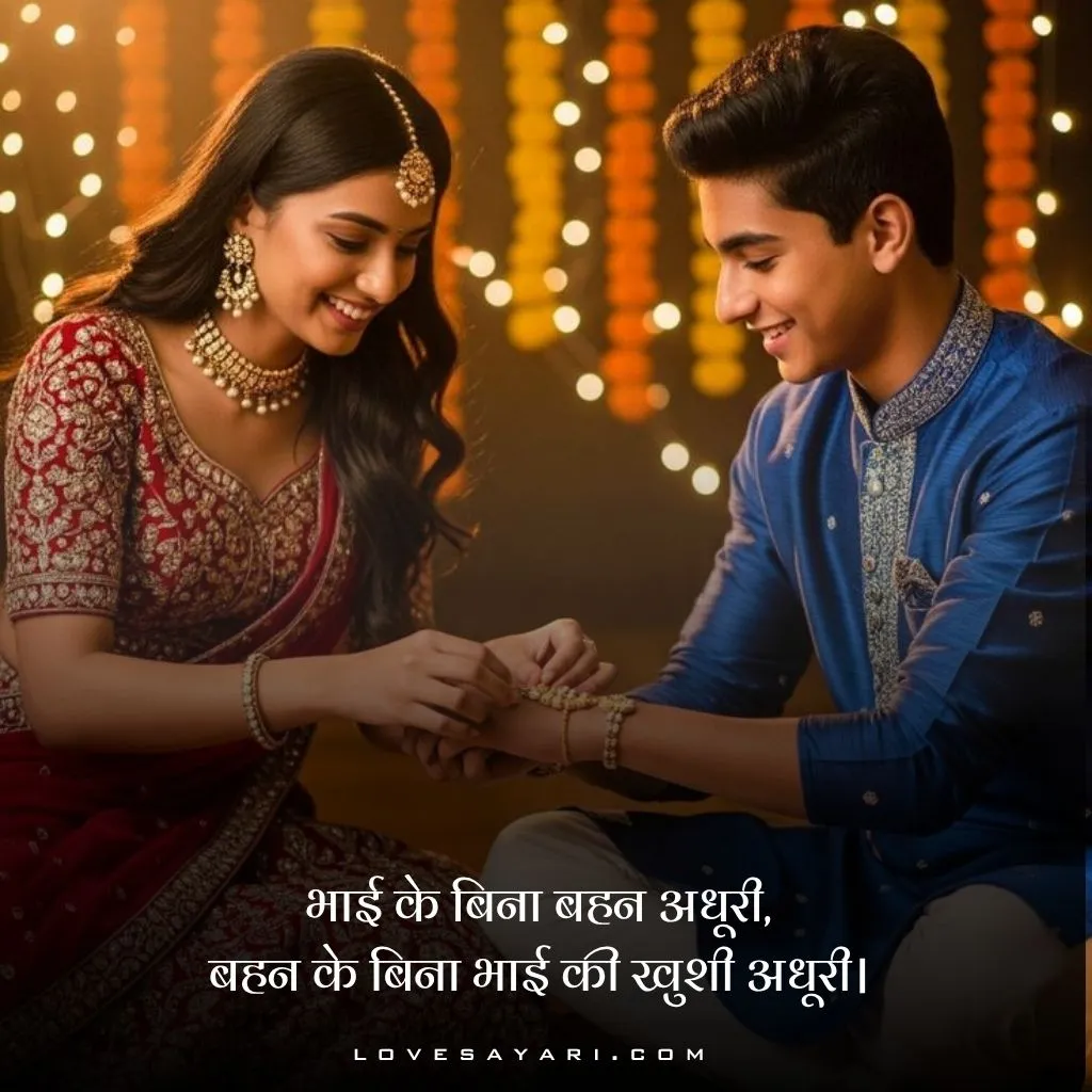 Raksha Bandhan Shayari in Hindi